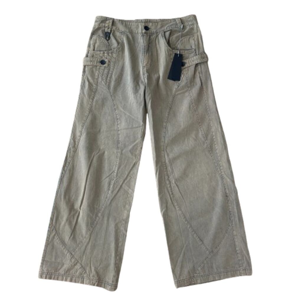 Blacktailor Dark Tan Black Washed Cargo Pants Mens Size 34 x 32 NEW